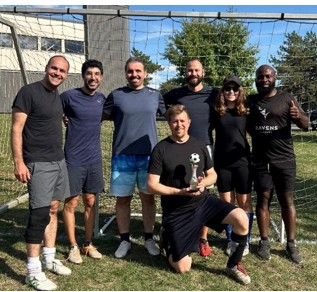 The Super Team with the Trophy