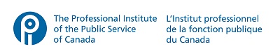 PIPSC logo - Blue - Horizontal - Bilingual (English first)